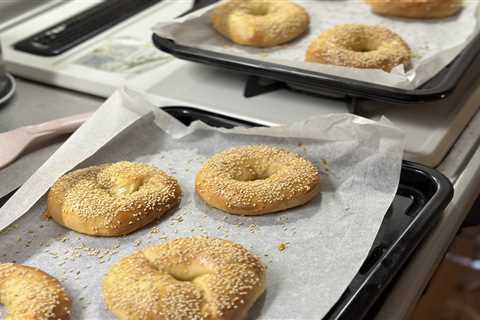 Baking in Japanese combi oven