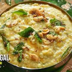 South Indian Perfect Breakfast Oats Pongal | గంటల తరువాత కూడా అతి మృదువుగా ఉండే ఓట్స్ పొంగల్