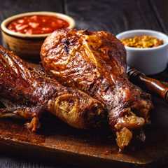 Bourbon Brined Turkey Legs