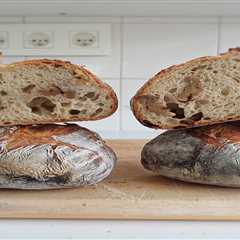 High rye levain loaves