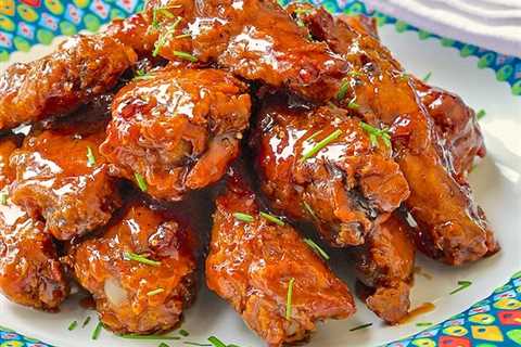 Crispy Baked Maple Sriracha Wings