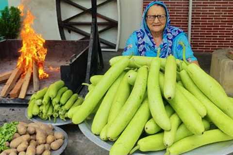 BOTTLE GOURD RECIPE | Tasty Indian Snacks Recipes | Uniqe Lauki Recipe | Street Food | Village Food