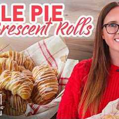 Easy Apple Pie Crescent Rolls Recipe with Vanilla Glaze