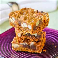 Dulce de Leche Magic Bars with Chocolate & Almonds