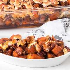 Molasses Glazed Sweet Potatoes