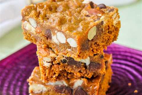 Dulce de Leche Magic Bars with Chocolate & Almonds