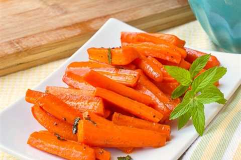 Honey Roasted Carrots with Mint