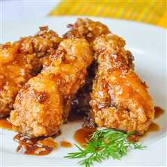 Crispy Honey Garlic Chicken Wings