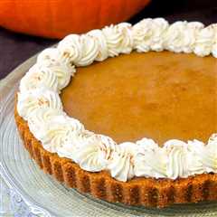 Bailey’s Irish Cream Pumpkin Tart