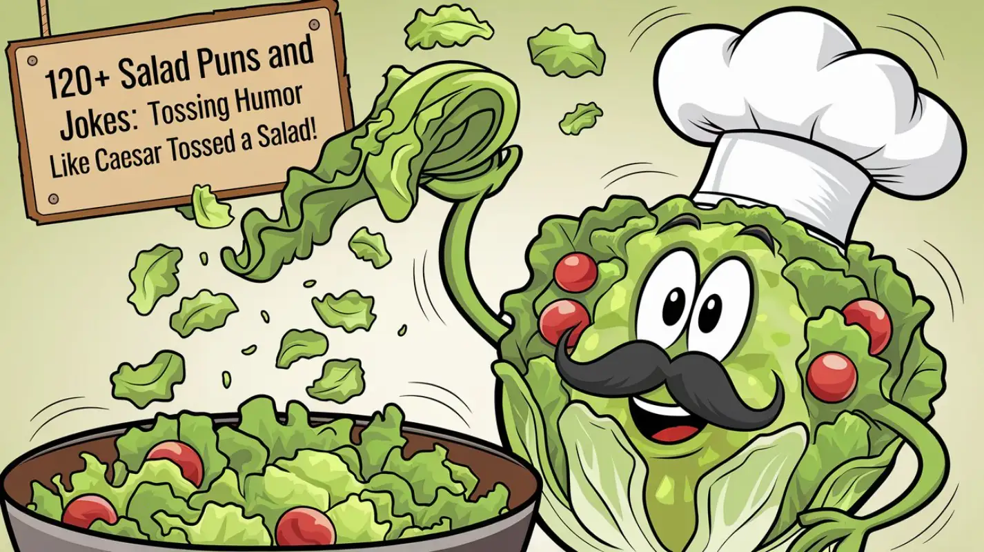 120+ Salad Puns and Jokes: Tossing Humor Like Caesar Tossed A Salad! - Crack Up Puns