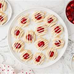 Cherry Thumbprint Cookies