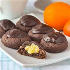 Chocolate Orange Thumbprint Cookies