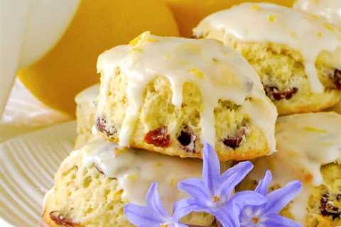 Lemon Cranberry Scones