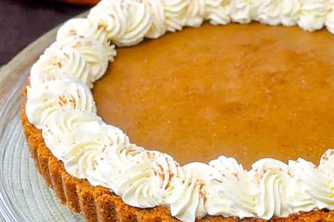 Bailey’s Irish Cream Pumpkin Tart