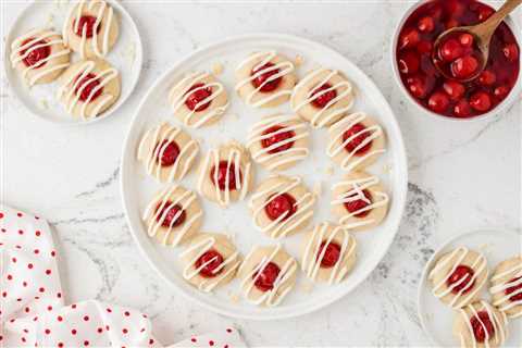 Cherry Thumbprint Cookies