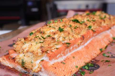 Crab Stuffed Salmon