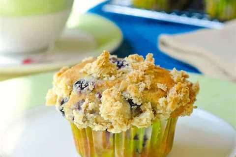 Blueberry Lemon Crumble Muffins