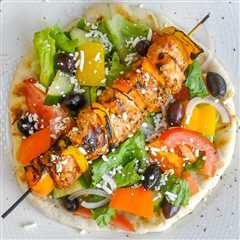 Chicken Souvlaki with Lemon Mint Tzatziki