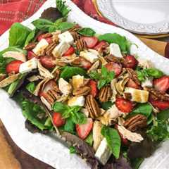 Instant Pot Chicken Salad With Strawberries Feta and Pecans