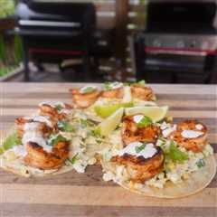 Grilled Shrimp and Corn Slaw Tacos