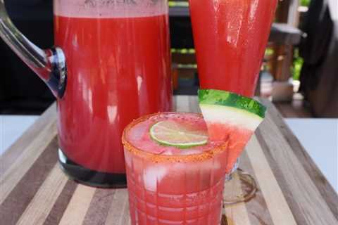 Homemade Watermelon Juice
