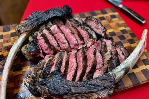 Reverse Sear Tomahawk Steak Recipe Finished with Clarified Butter